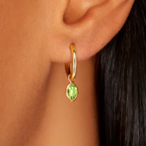 Peridot Küpe