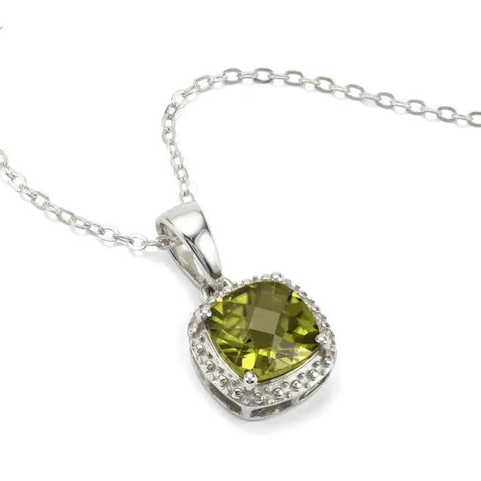 Peridot Kolye, Gümüş